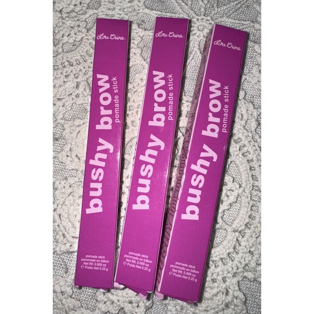 Lime Crime Bushy Brow Pomade Stick Valentine Sea Witch Red Blue Eye Eyebrow